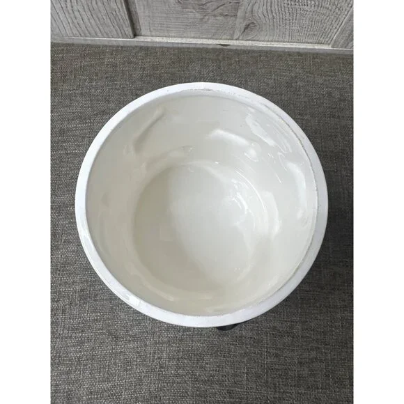 Dalmatian Themed Vintage Ceramic Dog Treat Jar With Bone Design & Lid - Picture 3 of 9